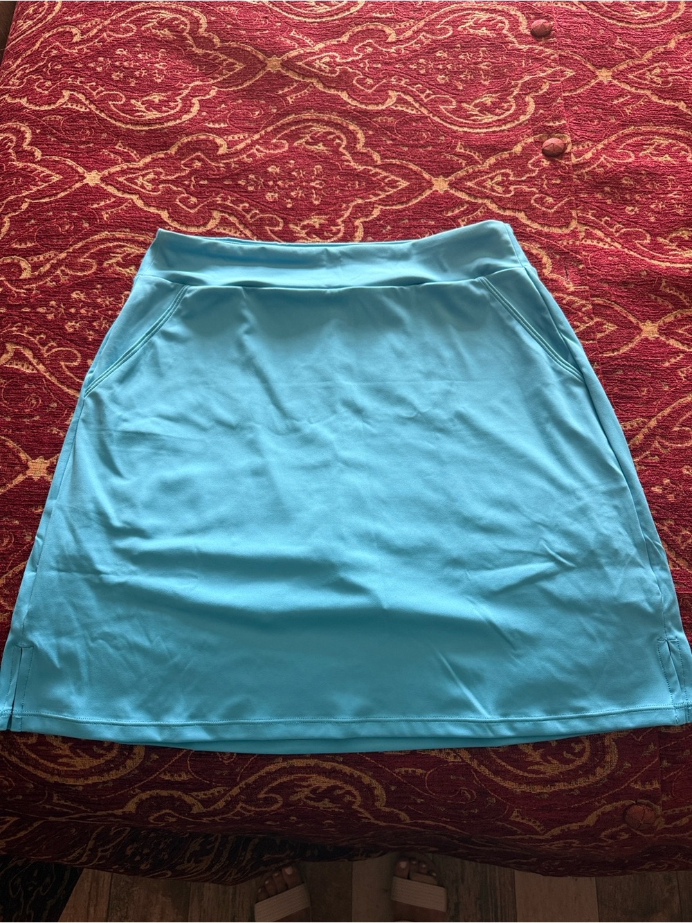 ACEGOLFS Turquoise Golf Tennis Skort Size Small NWOT Athletic Skirt with Pockets